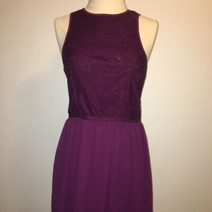 Purple Lace Dress